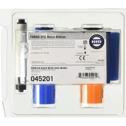 Printer Ribbons<Fargo ® Ribbon Cartridge for DTC4500 Card Printer, YMCKO (45200)