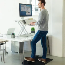 Floor Mats<Fellowes ActiveFusion Standard Floor Wellness Mat, 36" x 24", Black (8707102)