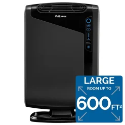 Air Purifiers<Fellowes AeraMax,True HEPA Console Air Purifier, Black (9286201/AEAAMAX)