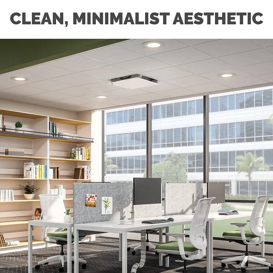 Air Purifiers<Fellowes Array AR1 True HEPA Ceiling Mounted Air Purifier, 5-Speed, White (5888601)