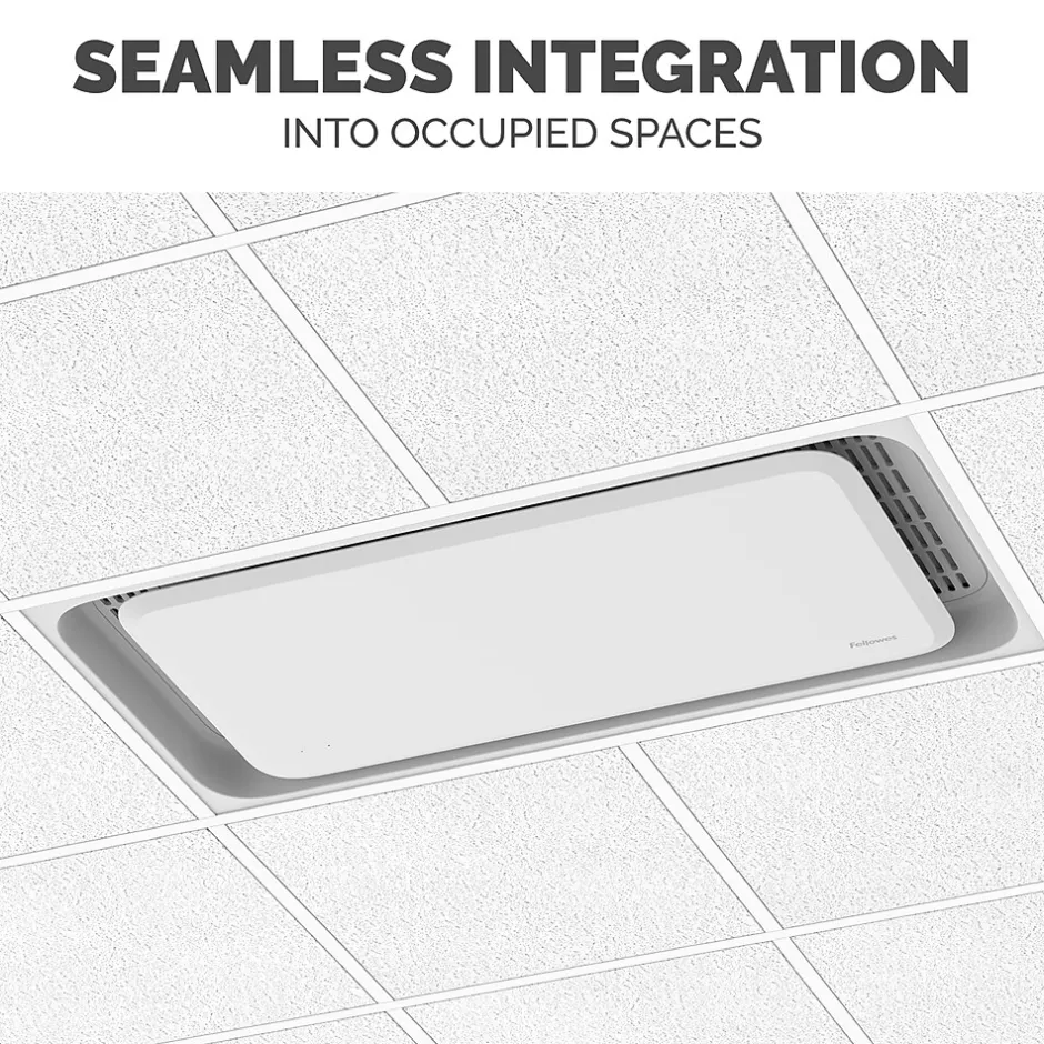 Air Purifiers<Fellowes Array AR1 UVC UV Light Ceiling Mounted Air Purifier, 1-Speed, White (5889501)