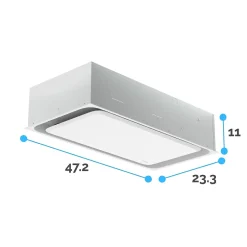 Air Purifiers<Fellowes Array AR1 UVC UV Light Ceiling Mounted Air Purifier, 1-Speed, White (5889501)