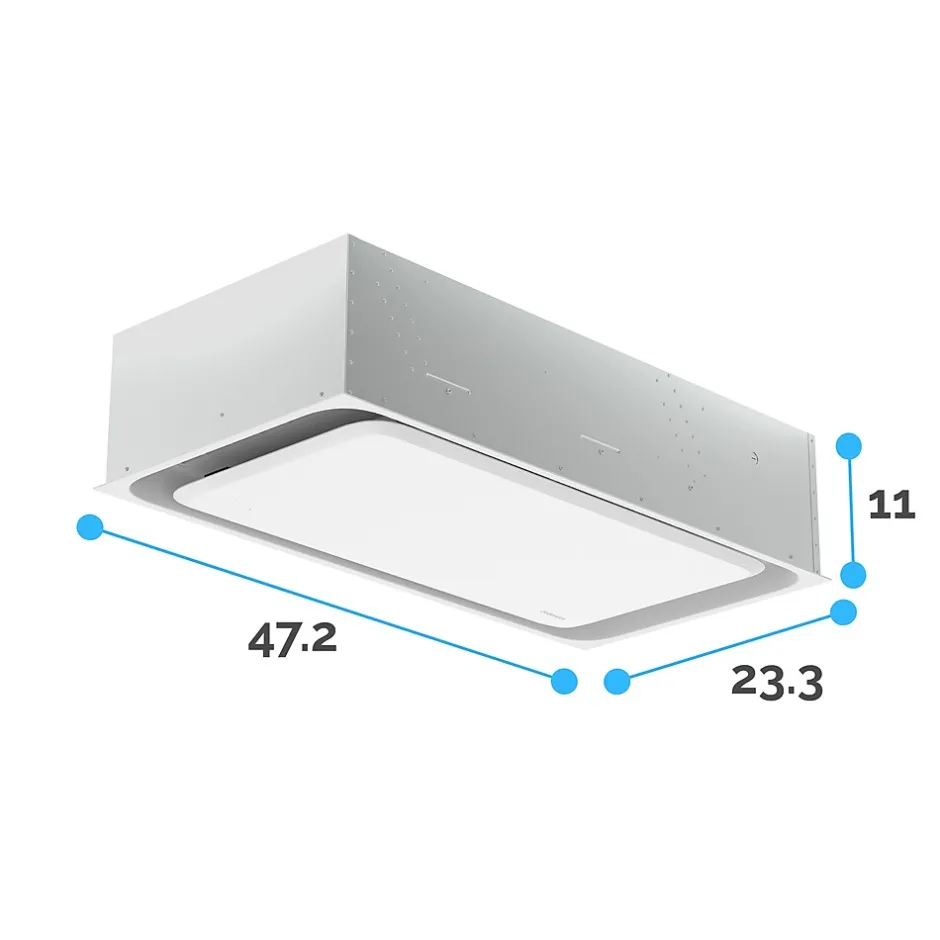 Air Purifiers<Fellowes Array AR1 UVC UV Light Ceiling Mounted Air Purifier, 1-Speed, White (5889501)