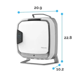 Air Purifiers<Fellowes Array AS1 True HEPA Floor-Standing Air Purifier, 5-Speed, White (5884201)