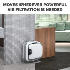 Air Purifiers<Fellowes Array AS1 True HEPA Floor-Standing Air Purifier, 5-Speed, White (5884201)