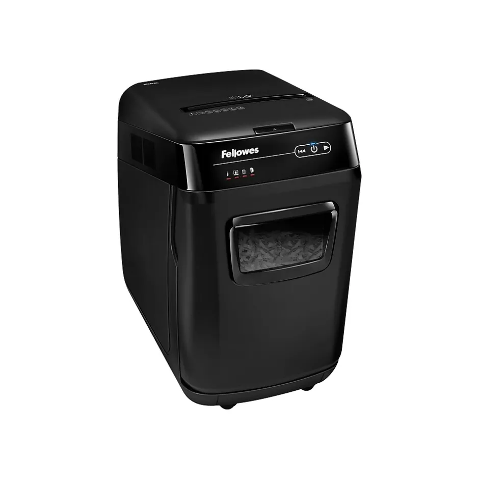 Fellowes AutoMax 200C 200-Sheet Cross-Cut Commercial Shredder (4653501)* Shredders & Accessories