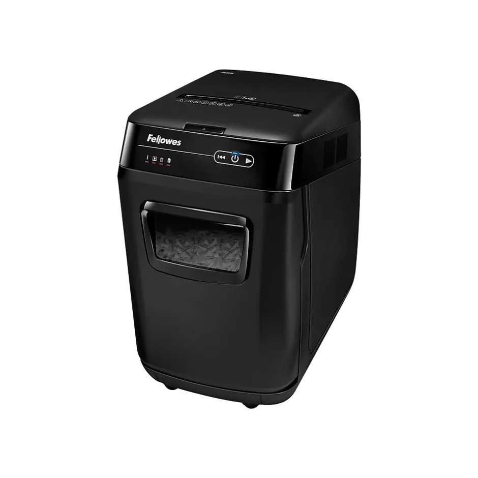 Fellowes AutoMax 200C 200-Sheet Cross-Cut Commercial Shredder (4653501)* Shredders & Accessories