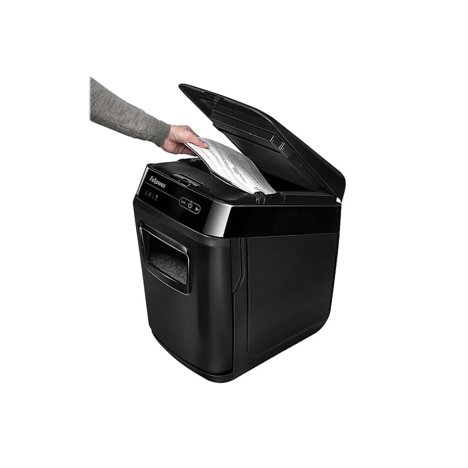 Fellowes AutoMax 200C 200-Sheet Cross-Cut Commercial Shredder (4653501)* Shredders & Accessories