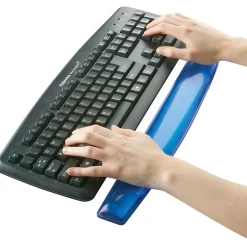 Fellowes Crystals Gel Wrist Rest, (91137)* Ergonomic Wrist Rests