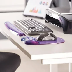 Fellowes Crystals Gel Wrist Rest, Non-Skid Base, (91437)* Ergonomic Wrist Rests