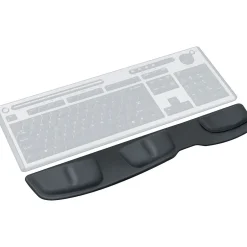 Fellowes Keyboard Palm Support, Leatherette, Black* Ergonomic Wrist Rests
