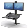 Fellowes Lotus Adjustable Monitor Stand, Black (8082001)* Monitor Mounts & Stands