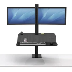 Fellowes Lotus Adjustable Monitor Stand, Black (8082001)* Monitor Mounts & Stands