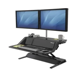 Fellowes Lotus DX Adjustable Monitor Riser, Black (8080301)* Monitor Mounts & Stands