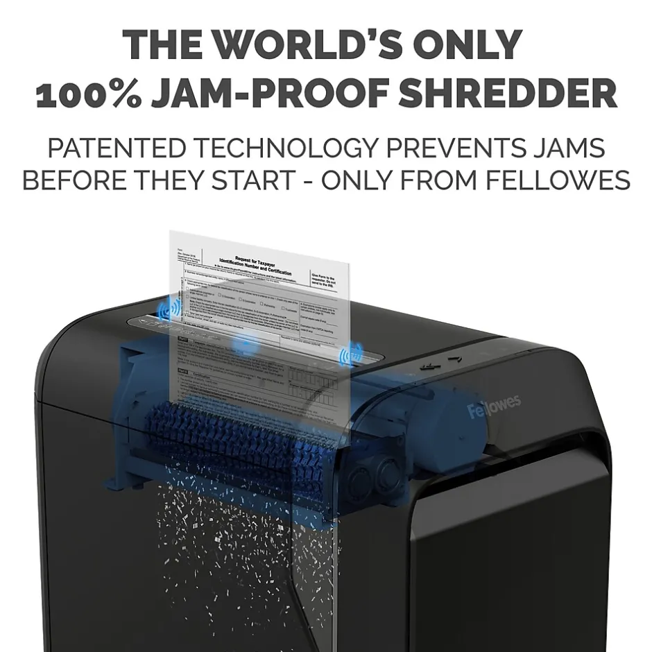 Fellowes LX220 20-Sheet Micro-Cut Shredder, Black (5015401)* Shredders & Accessories