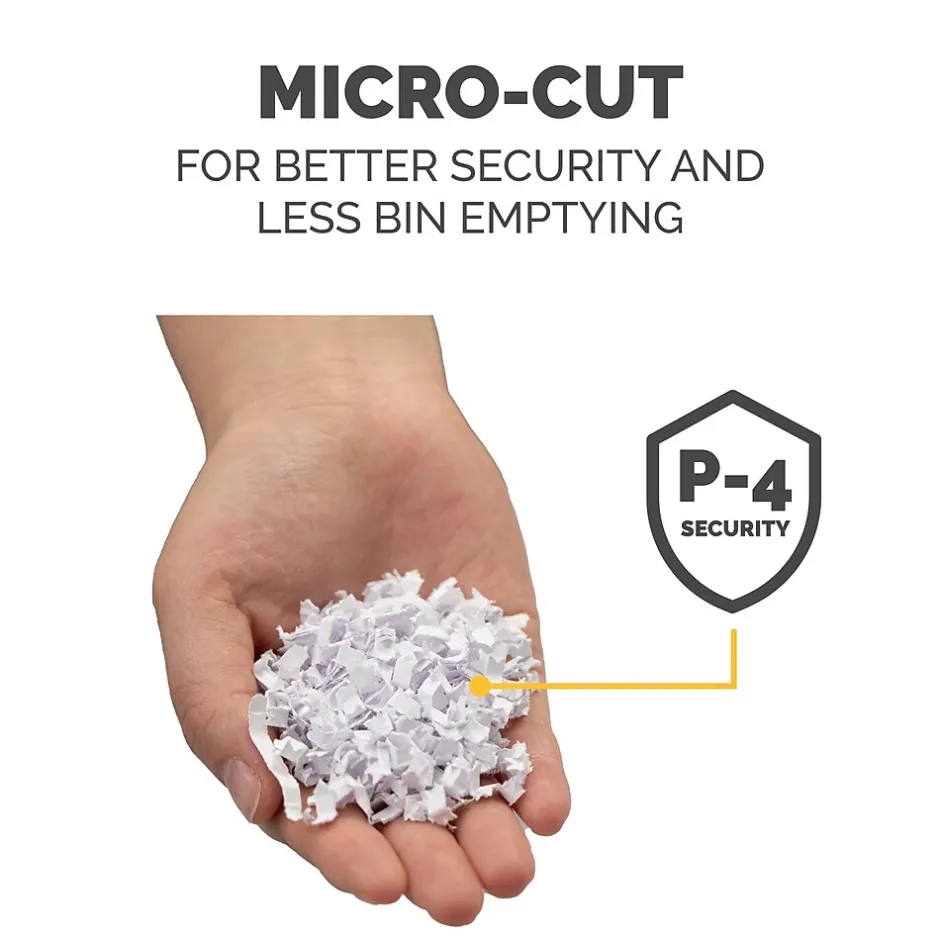 Fellowes LX220 20-Sheet Micro-Cut Shredder, Black (5015401)* Shredders & Accessories