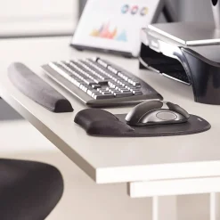 Fellowes Memory Foam Keyboard Wrist Rest, Black (9178201)* Ergonomic Wrist Rests