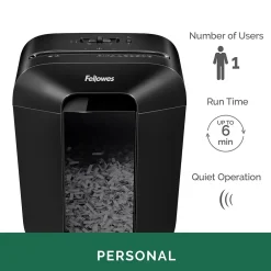 Fellowes Powershred LX45 8-Sheet Cross Cut Personal Paper Shredder (FEL4400201)* Shredders & Accessories