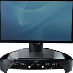 Fellowes Smart Suites Monitor Riser Plus, Adjustable, Up to 21", Black (8020801)* Ergonomic Monitor & Laptop Stands