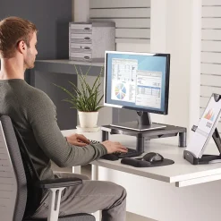 Fellowes Standard Adjustable Monitor Riser, Up to 42