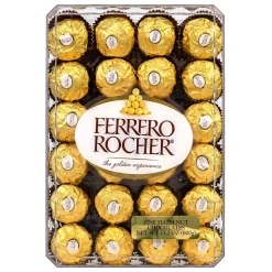 Chocolate<Ferrero Rocher Diamond Box Hazelnut Milk Chocolate Pieces, 48/Box (241-00015)