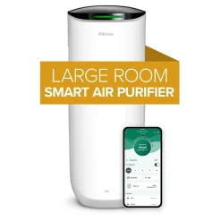 Air Purifiers<Filtrete Large Room RAP Device True HEPA Tower Air Purifier, WiFi Enabled, White (FAP-ST02N)