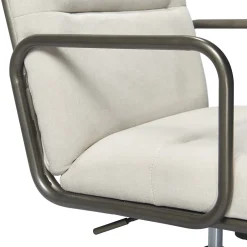 Clearance Franklin Bonded Leather Computer and Desk Chair, Cream White (CHR10060D) Office Chairs