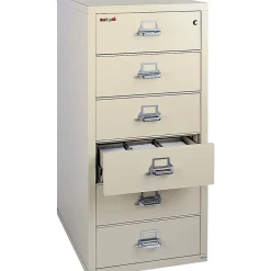 Sale Card, Check and Note File, 6-Drawer, Parchment File Cabinets