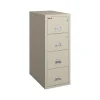 Outlet Classic 4-Drawer Vertical File Cabinet, Fire Resistant, Letter, Parchment, 31.56"D (4-1831-CPA) File Cabinets
