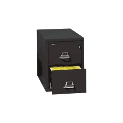 Clearance 1-Hour 2-Drawer Vertical File Cabinet, Legal Size, Fire Resistant, 27 3/4"H x 20 13/16"W x 31 9/16"D, File Cabinets