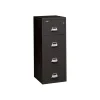 Discount 2-Hour Fire Resistant Vertical File Cabinet, Letter, 4-Drawer, Black, 56 3/16"H x 19"W x 31 3/16"D, Inside Delivery File Cabinets