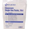First Aid Kits<First Aid Only Classroom Single Use Kits,95 Pieces, 12 Packs/Carton (91573)