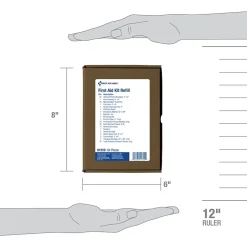First Aid Kits<First Aid Only First Aid Kit Refill, ANSI 2021 Class A, 25 People, 94 Pieces (91359)