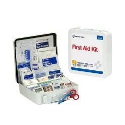 First Aid Kits<First Aid Only Metal First Aid Kit, ANSI 2021 Class A, 50 People, 184 Pieces (91328)
