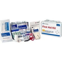 First Aid Kits<First Aid Only Metal First Aid Kit, ANSI 2021 Class A, 10 People, 76 Pieces (91323)