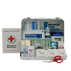 First Aid Kits<First Aid Only Metal First Aid Kit, ANSI 2015 Class A, 25 People, 89 Pieces (90560)