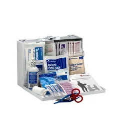 First Aid Kits<First Aid Only Metal First Aid Kit with Medication, 25 People, 106 Pieces (224-U/FAO)