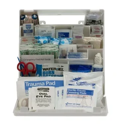 First Aid Kits<First Aid Only Plastic First Aid Kit, ANSI 2015 Class A+, 50 People, 183 Pieces (90639)