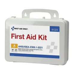 First Aid Kits<First Aid Only Plastic First Aid Kit, ANSI 2021 Class A, 25 People, 94 Pieces (91324)