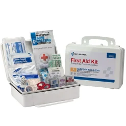 First Aid Kits<First Aid Only Plastic First Aid Kit, ANSI 2015, 25 People, 89 Pieces (90562)