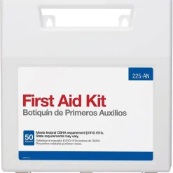 First Aid Kits<First Aid Only Plastic First Aid Kit with Medication, 50 People, 196 Pieces (225-AN)
