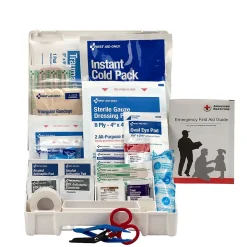 First Aid Kits<First Aid Only Plastic First Aid Kit, 10 People, 62 Pieces (222-U)