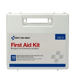 First Aid Kits<First Aid Only Plastic First Aid Kit, 10 People, 62 Pieces (222-U)