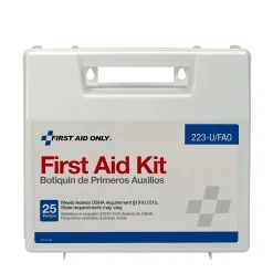 First Aid Kits<First Aid Only Plastic First Aid Kit, 25 People, 106 Pieces (223-U/FAO)