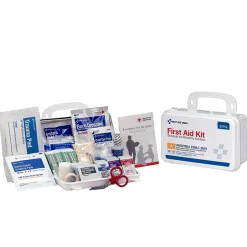 First Aid Kits<First Aid Only Plastic Weatherproof First Aid Kit, ANSI 2015 Class A, 10 People, 71 Pieces (90754)