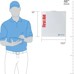 First Aid Kits<First Aid Only Unitized Metal First Aid Kit, ANSI 2015 Class A, 25 People, 82 Pieces (90568)