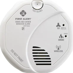 Carbon Monoxide Detectors<First Alert Wireless Battery Powered Interconnection Photoelectric Smoke & Carbon Monoxide Detector (FAT1039839)