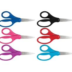 Fiskars 6" Metal Kid's Scissors, Pointed Tip, Assorted Colors (194640) Sale
