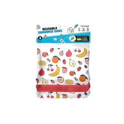 Lunch Boxes & Bags<Fit & Fresh Back to School Sketchy Fruits Print Reusable Lunch Bag, Multicolored (8305K3888)
