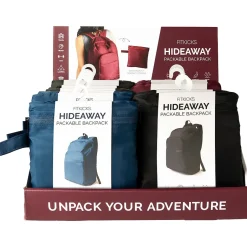 Backpacks<FITKICKS Hideaway Backpacks, Assorted Colors (FKHB-U12)